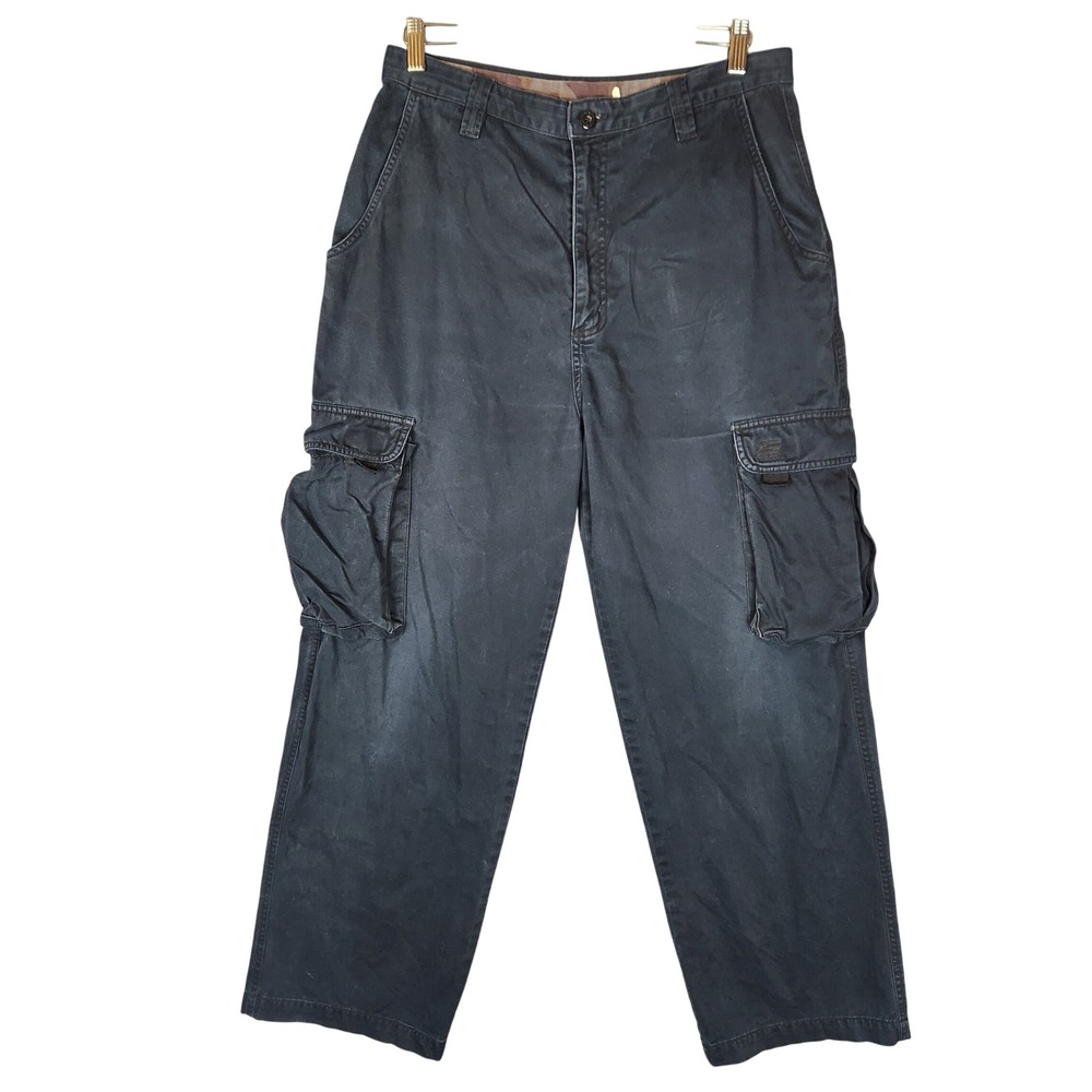 Sideout Cargo Pants Men's 32 Navy Baggy Vintage Y2K
